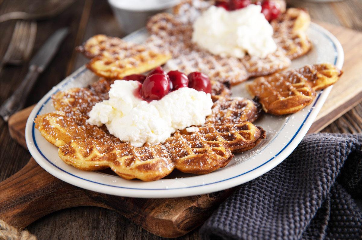 Waffeln ohne Backpulver Rezept