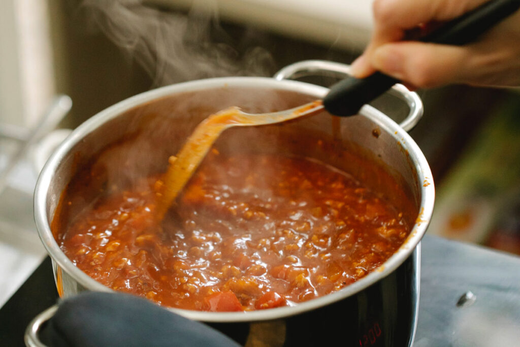 Bolognese im Kühlschrank