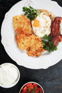 Kartoffelrösti mit Spiegelei