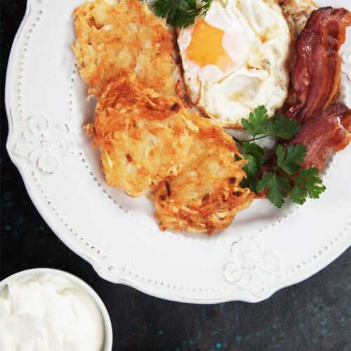 Kartoffelrösti mit Spiegelei