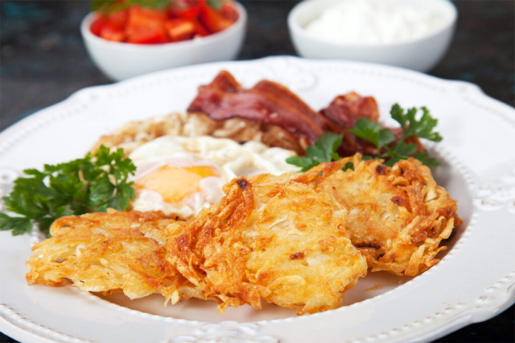 Rösti mit Spiegelei