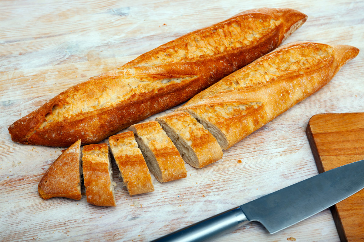 Einkorn Baguette - knusprig, gesund und lecker