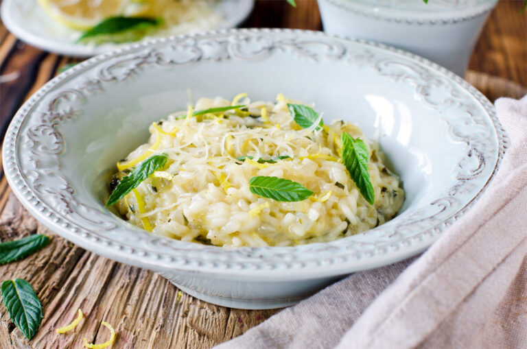 Zitronen Risotto: ein erfrischendes italienisches Gericht