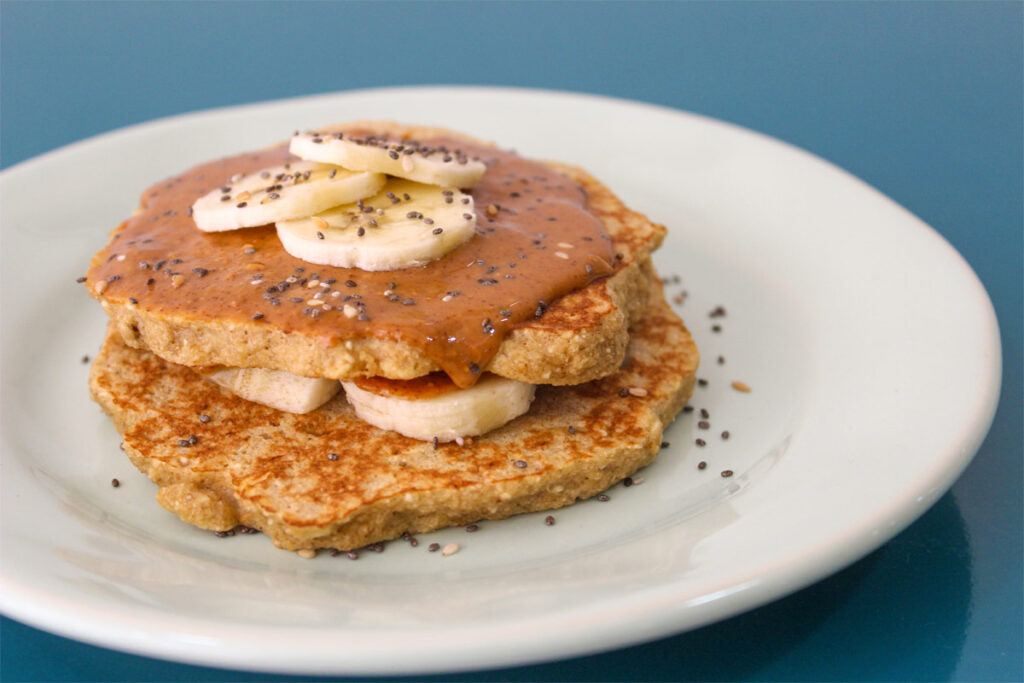 Telle rmit Banane Haferflocken Pancakes