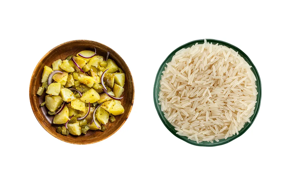 Kartoffel oder Reis Kalorien