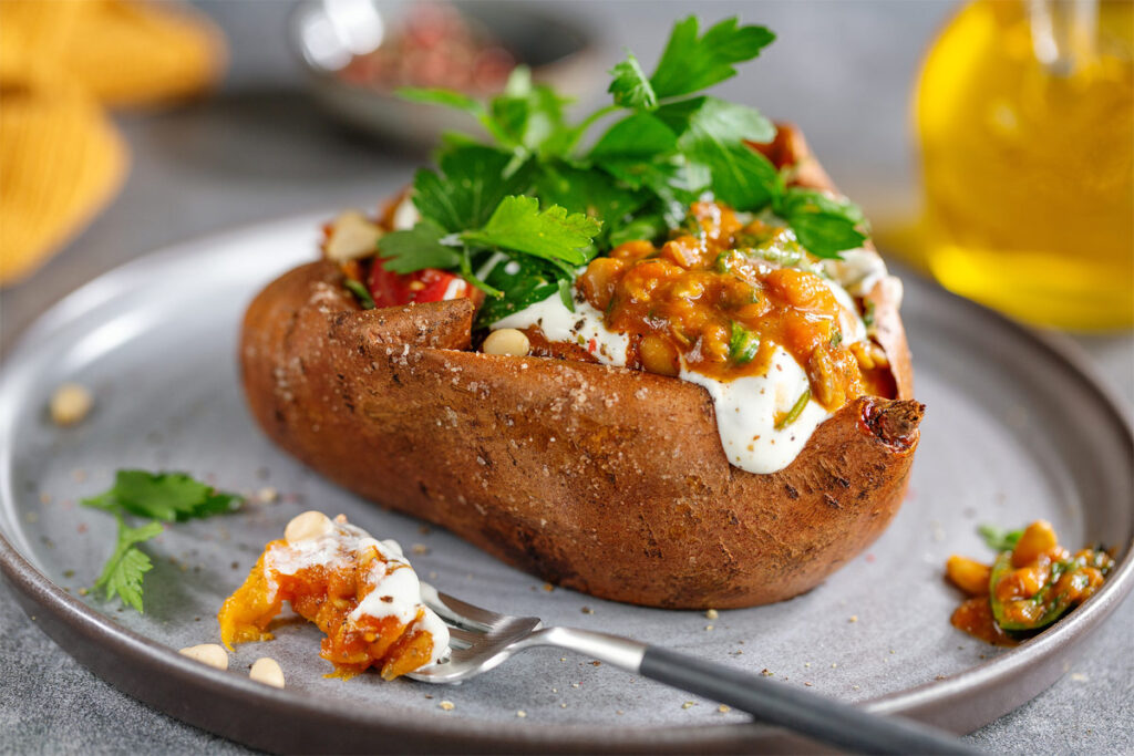 Gebackene Süßkartoffel: Ein leckeres und gesundes Rezept